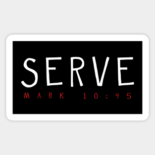 SERVE Sticker